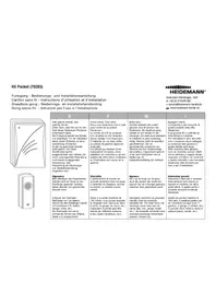 Notice Heidemann HX POCKET 70283 Non catégorisé