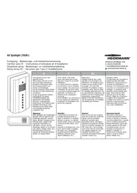 Notice Heidemann HX SPOTLIGHT 70281 Non catégorisé