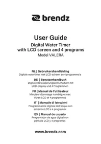 Notice Brendz VALERA Programmateur d'arrosage
