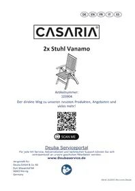 Notice Casaria VANAMO Non catégorisé