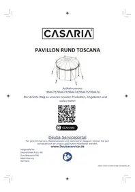 Notice Casaria TOSCANA Tente
