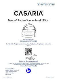 Notice Casaria DEUBA Mobilier de jardin