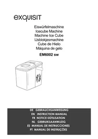 Notice Exquisit EM 6002 SW Máquina de hielo