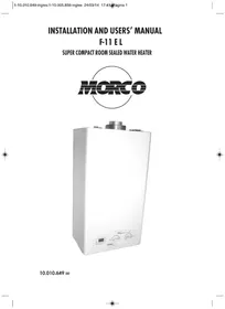 Notice Morco F11E Chaudière