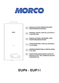 Notice Morco EUP6 Chaudière