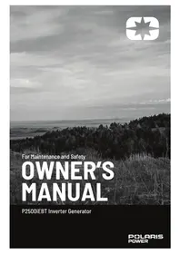Notice POLARIS P2500IEBT (2022) Generator
