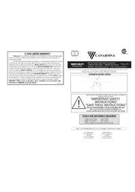 Notice Canarm WALLIS Ventilateur