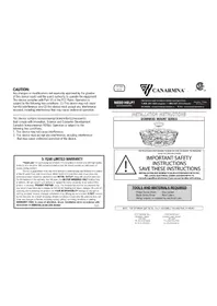 Notice Canarm MAUD Ventilateur