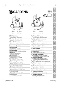 Notice GARDENA 10500 Szivattyú