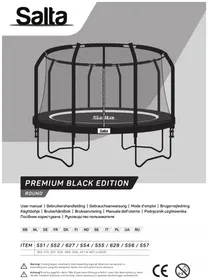 Notice Salta PREMIUM BLACK EDITION 628 Trampolin