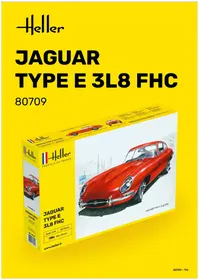 Notice Heller JAGUAR TYPE E 3L8 FHC 80709 Maquettisme