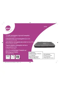 Notice Plum 30254 Trampoline