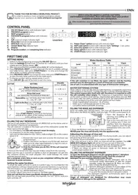 Notice WHIRLPOOL W7I HP42 LO Mașini de spălat vase