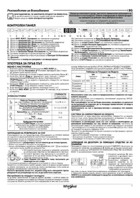 Notice WHIRLPOOL W7F HS41 X Myčky nádobí