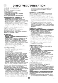 Notice WHIRLPOOL ACO 432 Congélateur