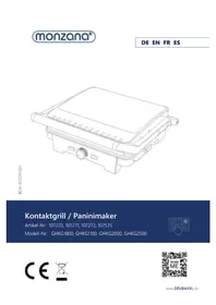 Notice Monzana GHKG1100 Plaque de grill
