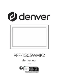 Notice DENVER FRAMEO PFF-1503 Cadre photo numérique