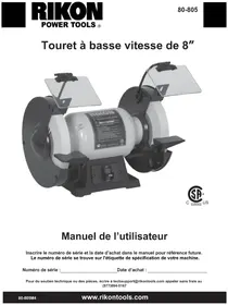 Notice RIKON 80-805 Broyeur