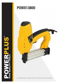 Notice PowerPlus POWX13800 Cucitrice
