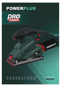 Notice PowerPlus POWP5020 Schuurmachine