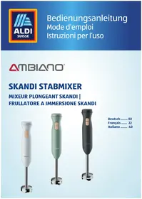 Notice Ambiano GT-SB-04-CH Frullatore