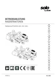 Notice SOLO T16-93.3 HD V2 Tracteur