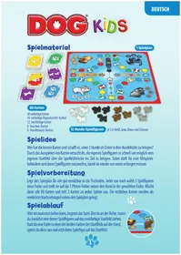 Notice Schmidt DOG KIDS Gioco da tavolo