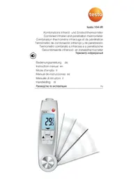 Notice Testo 270 Thermomètre