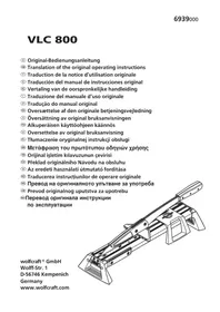 Notice WOLFCRAFT VLC 800 Machine à laminer