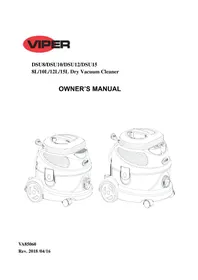 Notice NILFISK DSU10 Vysávač