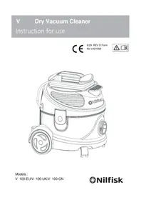 Notice NILFISK VP100 Putekļsūcējs