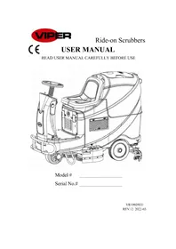 Notice NILFISK VIPER AS710 Balayeuse