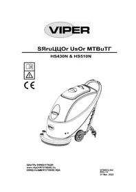 Notice NILFISK VIPER AS430 Balayeuse