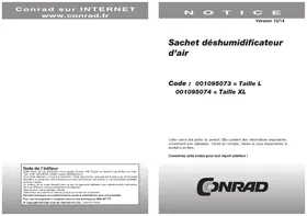 Notice Pingi LV-A150 Déshumidificateur