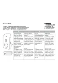 Notice Heidemann 80211 Sonnette de portes