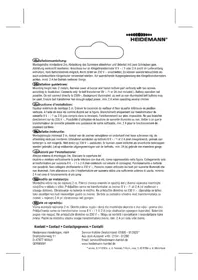 Notice Heidemann 70035 Sonnette de portes