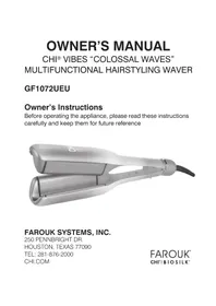 Notice CHI VIBES Fer a boucler