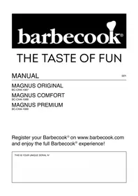 Notice BARBECOOK MAGNUS PREMIUM Barbecue