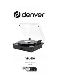 Notice DENVER VPL-230B Platine_disque