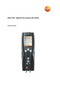 Notice Testo 324 Détecteur