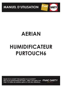 Notice AERIAN PURTOUCH 6 Humidificateur