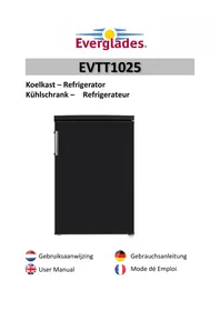 Notice Everglades EVTT1025 Koelkast