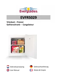 Notice Everglades EVFR5029 Vriezer