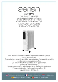 Notice AERIAN AOF2500 Chauffage
