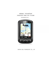 Notice iGPSport IGS620 Compteur