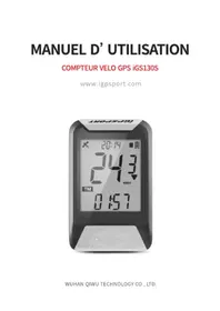 Notice iGPSport IGS130S Compteur