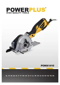 Notice PowerPlus POWX1410 Zaag