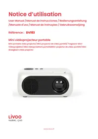Notice LIVOO DV153 Projector