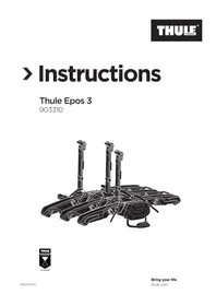 Notice THULE EPOS 3 Porte-vélo