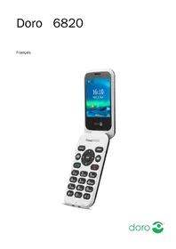 Notice DORO 6821 Téléphone